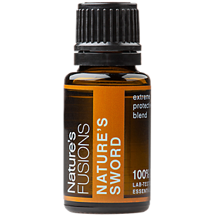 Nature's Sword 100% Essential Oil Blend - Diffusing Aromatherapy (0.5 Fluid Ounces)