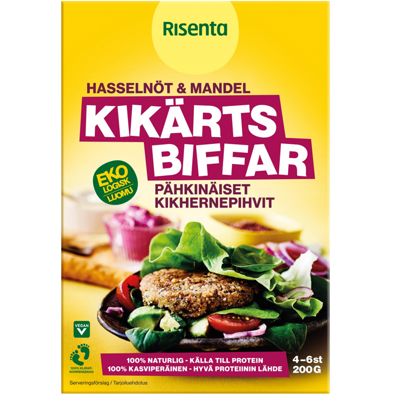 Eko Kikärtsbiffsmix Hasselnöt & Mandel 200g - 23% rabatt