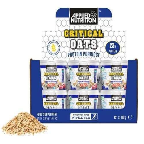 Critical Oats Protein Porridge, Golden Syrup - 12 x 60g