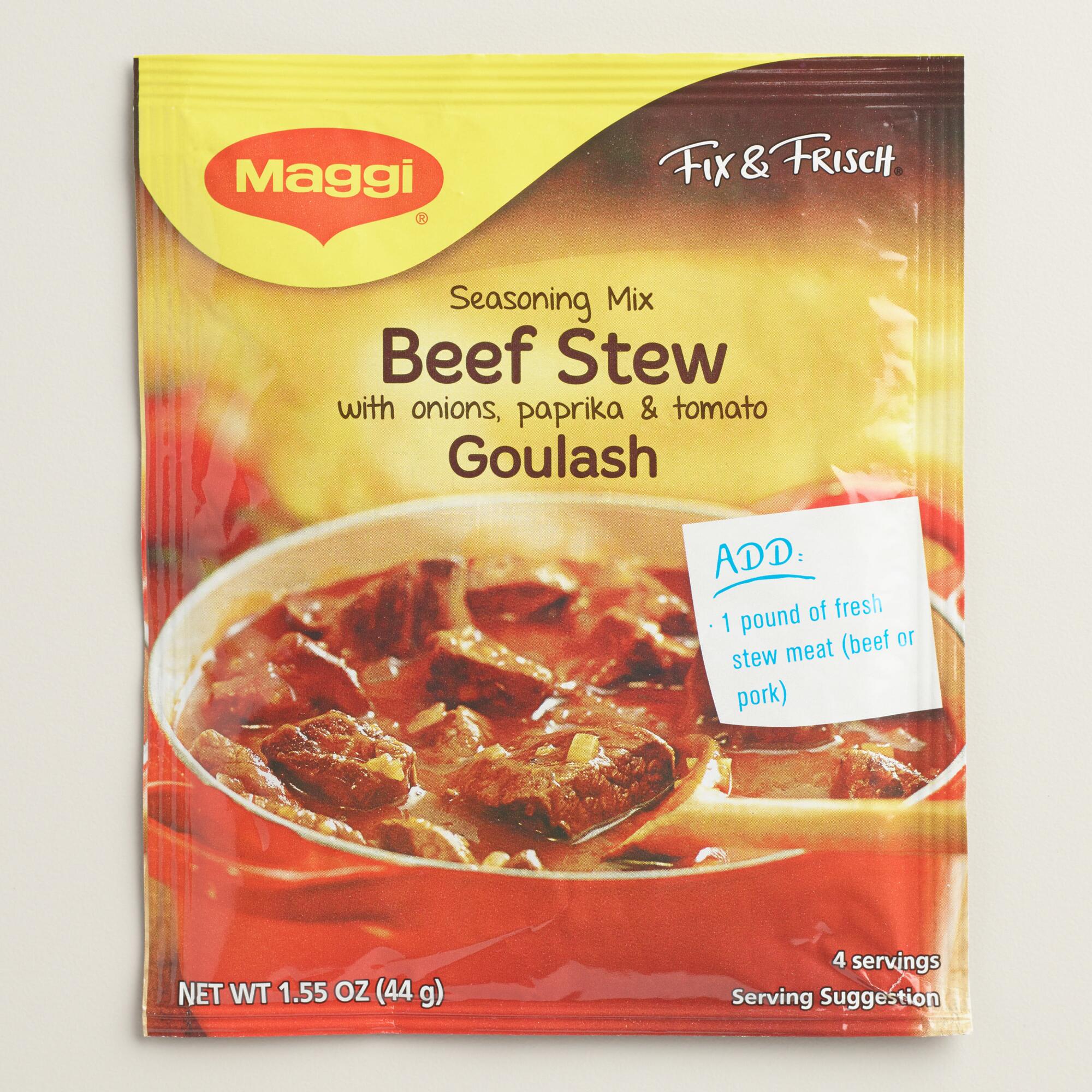 Maggi Goulash Beef Stew Seasoning Mix Set of 17 by World Market