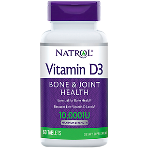 Vitamin D3 Maximum Strength - 10,000 IU (60 Tablets)