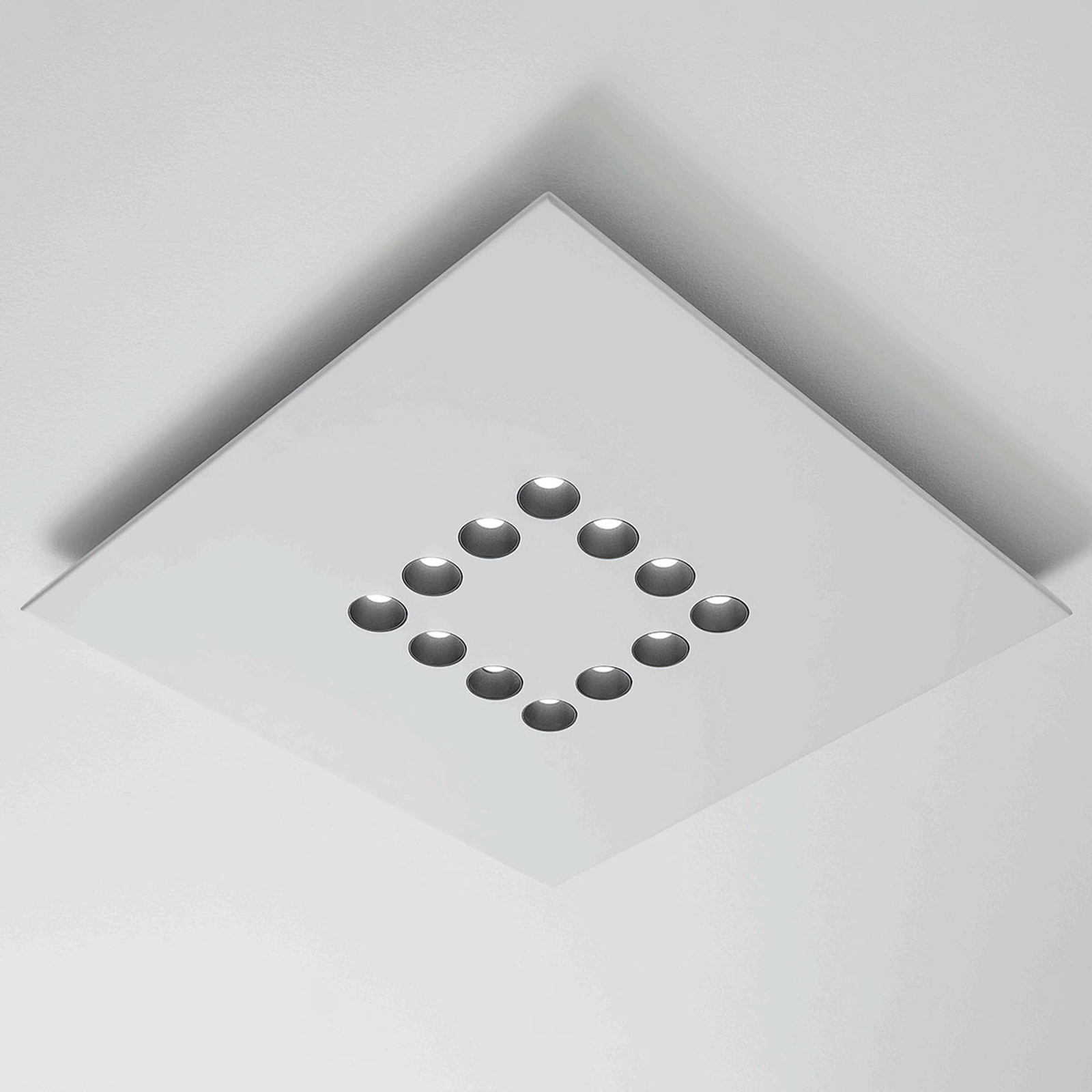 ICONE Confort-LED-kattovalaisin, moderni valkoinen