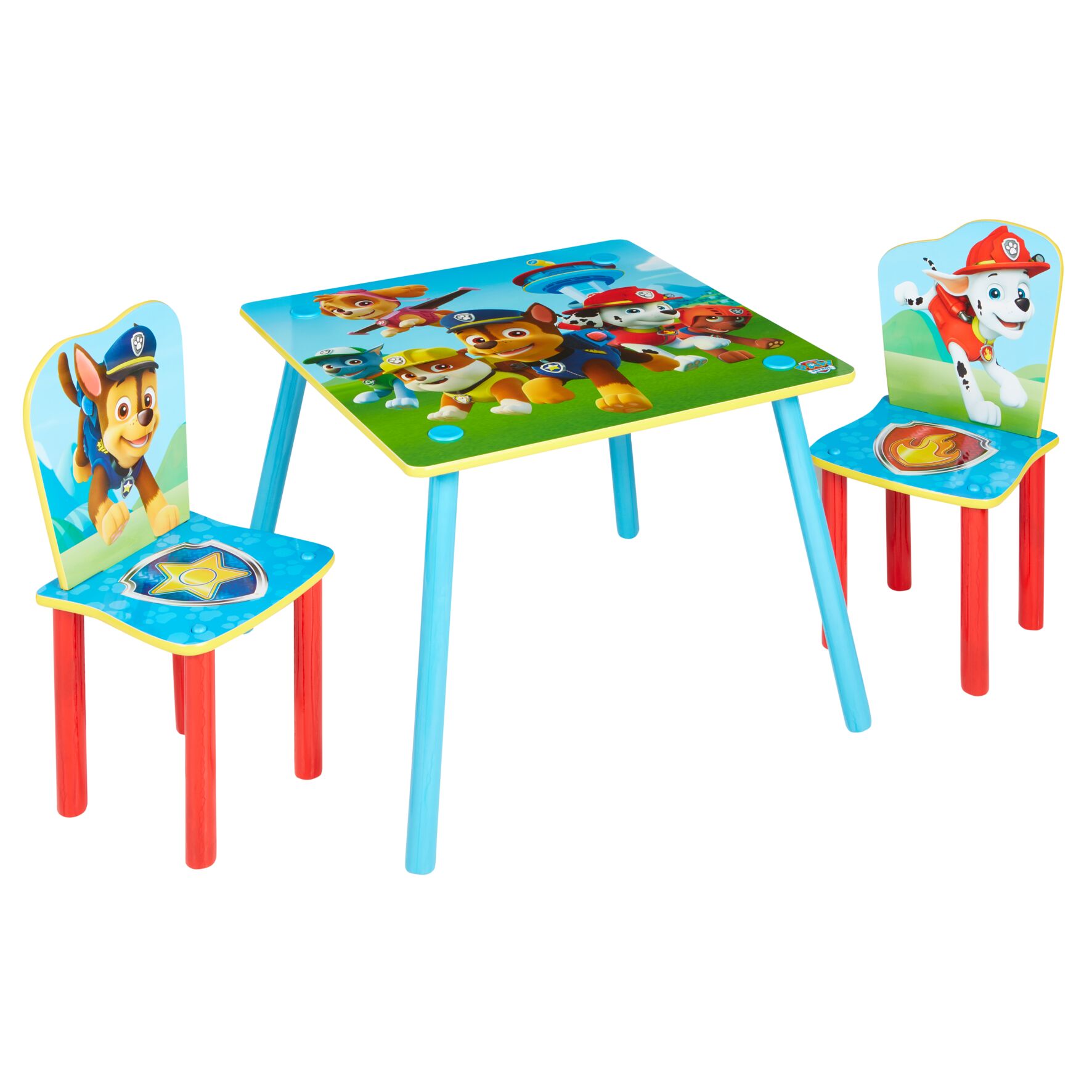 Childrens paw patrol table and chairs online