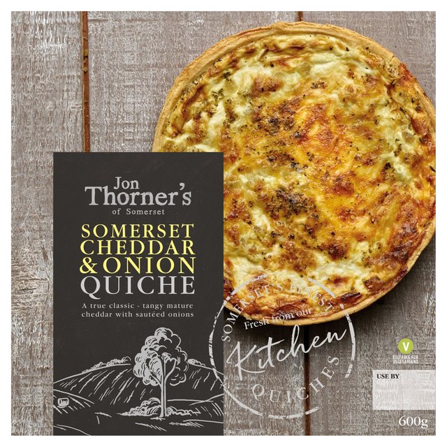 Jon Thorner's Somerset Cheddar & Onion Large Family Quiche