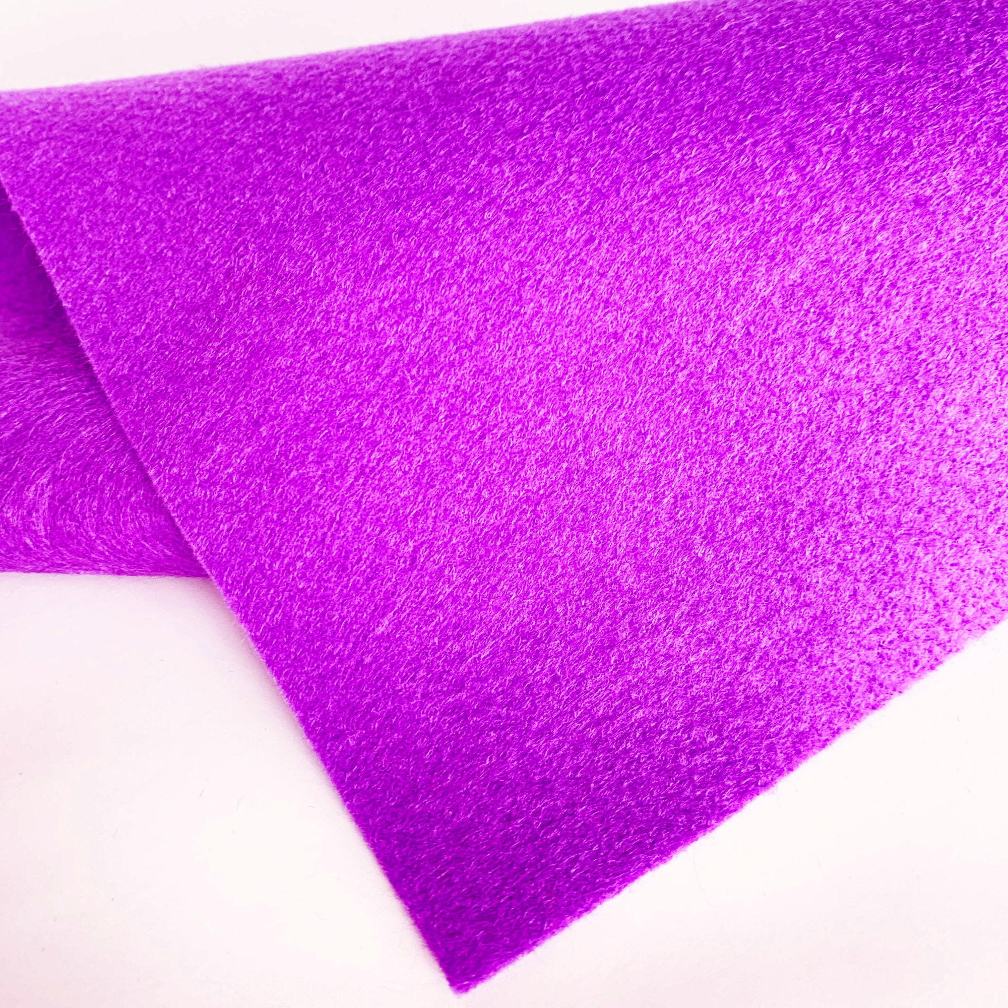 Lavender Wool Felt, Merino Blend Felt Yardage, Fabric, Lavender Purple Yardage