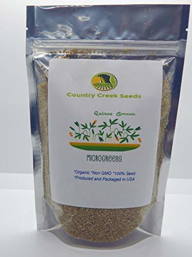 Quinoa Sprouting Seed, Organic, Non GMO - 10 oz - Country Creek Acres Brand - Qu