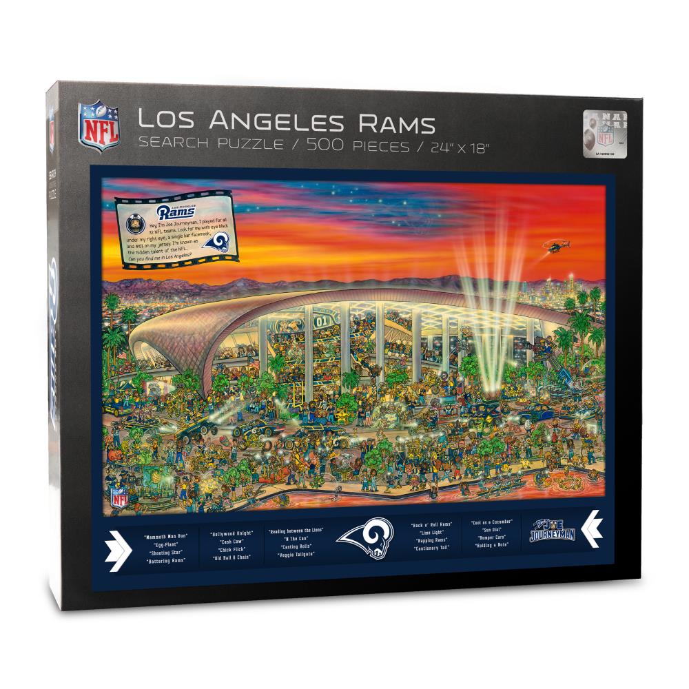 Joe Journeyman Los Angeles Rams 500-Piece Football Jigsaw Puzzle | 9029717
