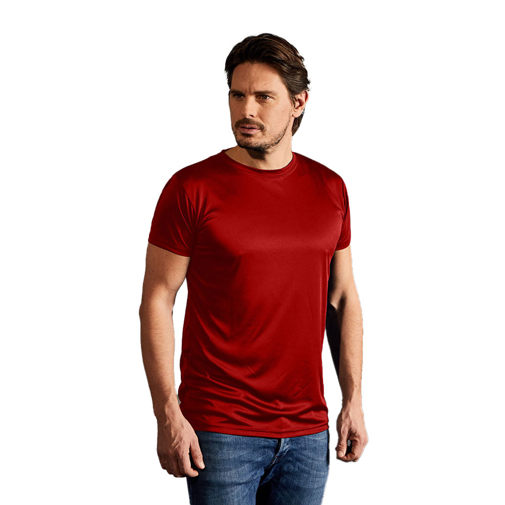 UV-Performance T-Shirt Herren, Rot, L