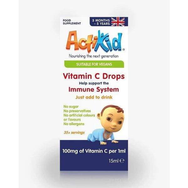 Vitamin C Drops, Unflavoured - 15 ml.