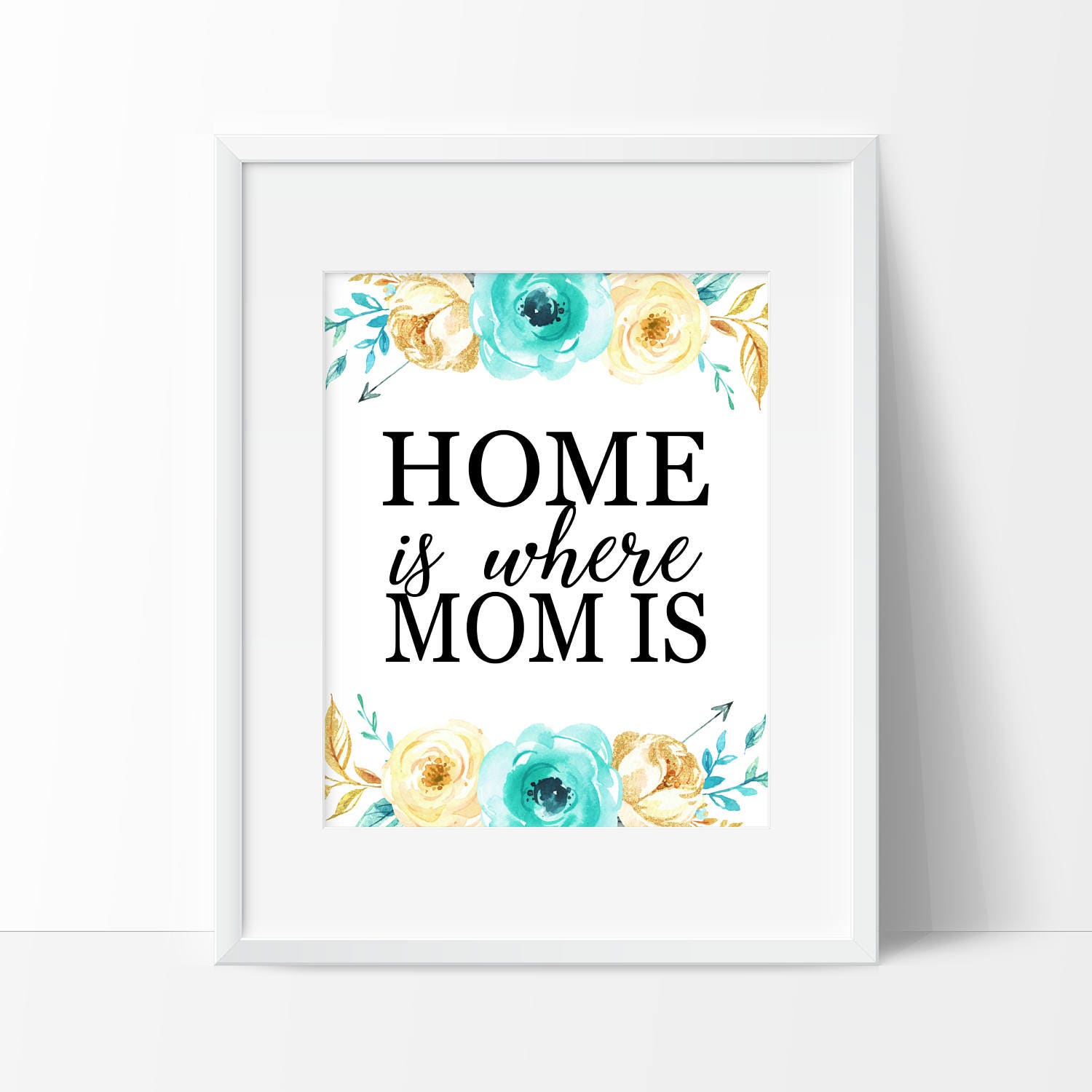 Gift For Step Mom - Mothers Day Mother's Quote Grandma Birthday Wall Art