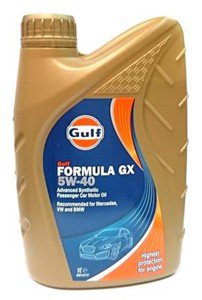 Motorolja Gulf Formula GX 5W-40, Universal