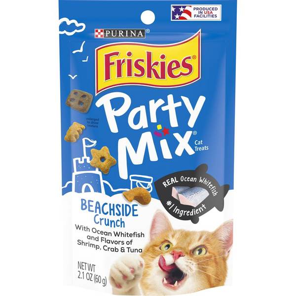 Friskies 2.1 oz Party Mix Chicken Beachside Treats