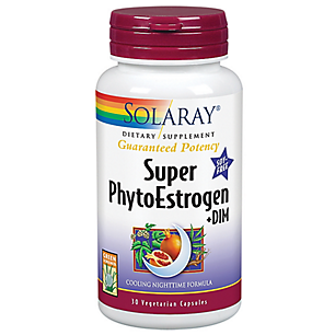 Super PhytoEstrogen + DIM - Cooling Nighttime Formula (30 Vegetarian Capsules)