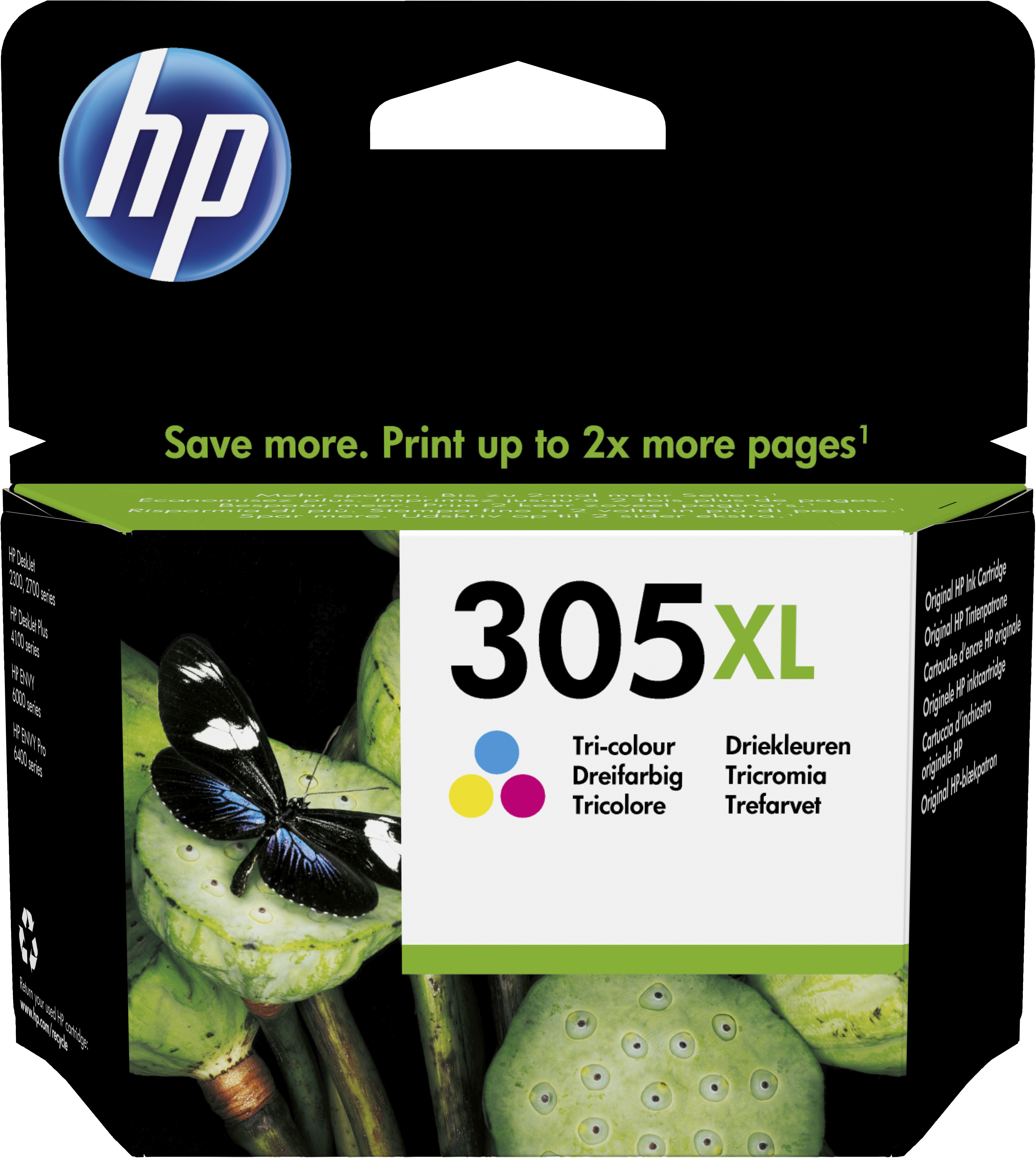 HP 3YM63AE#301 (305XL) Printhead cartridge color, 200 pages