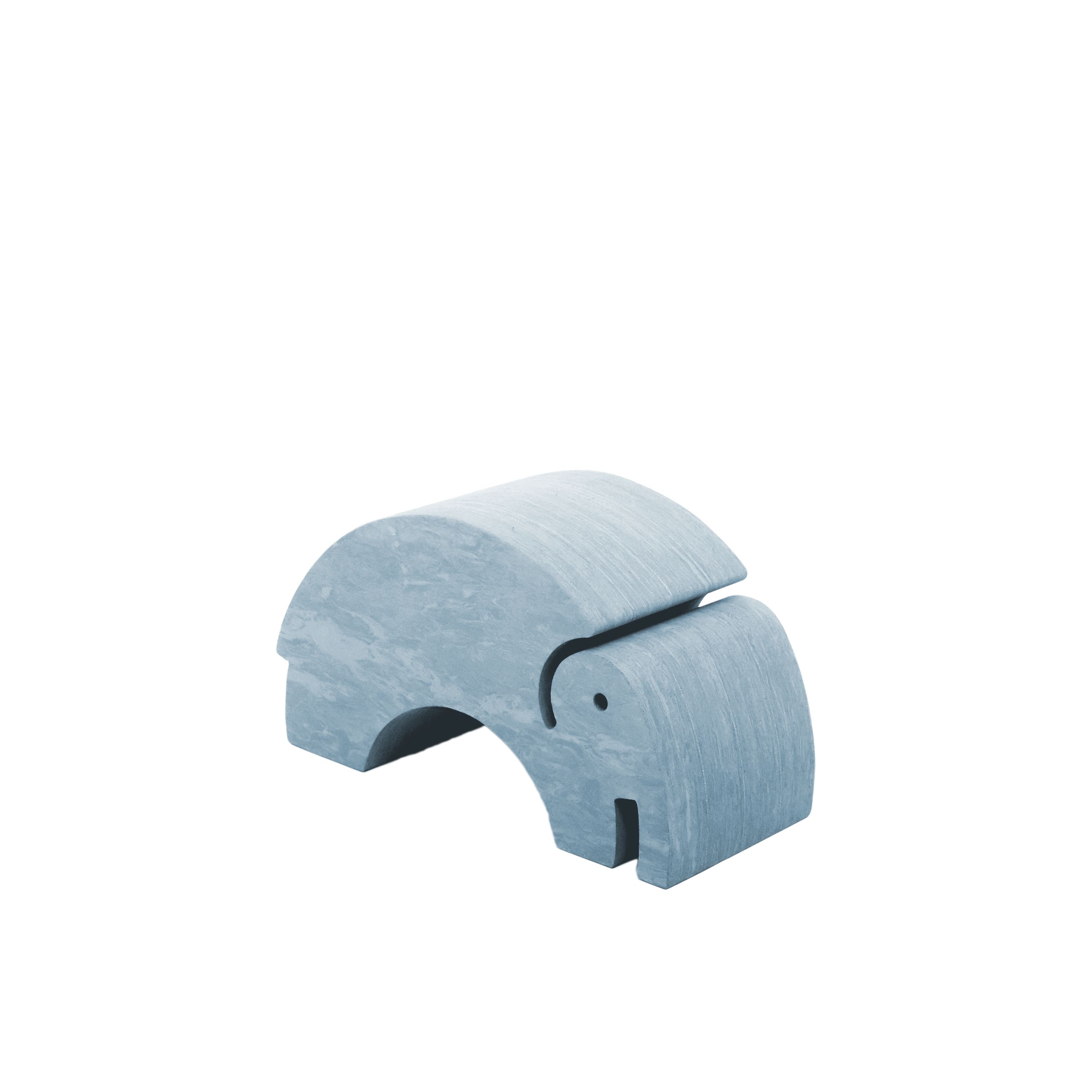 bObles - Medium Elephant - Marble Nature - Mist