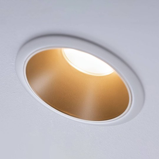 Paulmann Cole LED-Spotlight, kulta-valkoinen