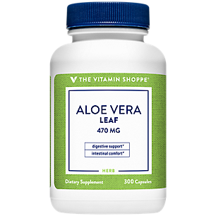 Aloe Vera Leaf - Digestive Support - 470 MG (300 Capsules)