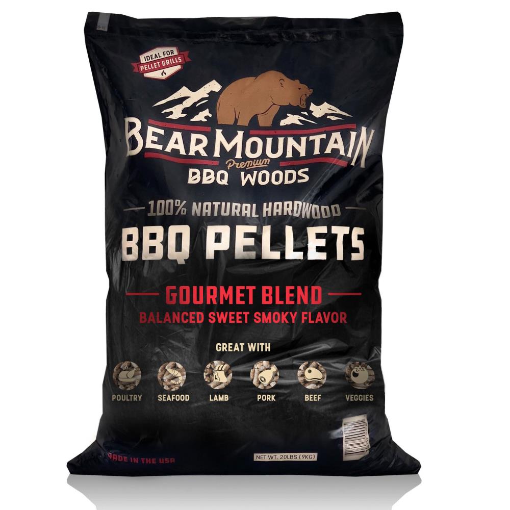 Bear Mountain BBQ Bear Mountain BBQ FB99 All-Natural Hardwood Gourmet Blend Smoker Pellets, 40 lbs | 184443