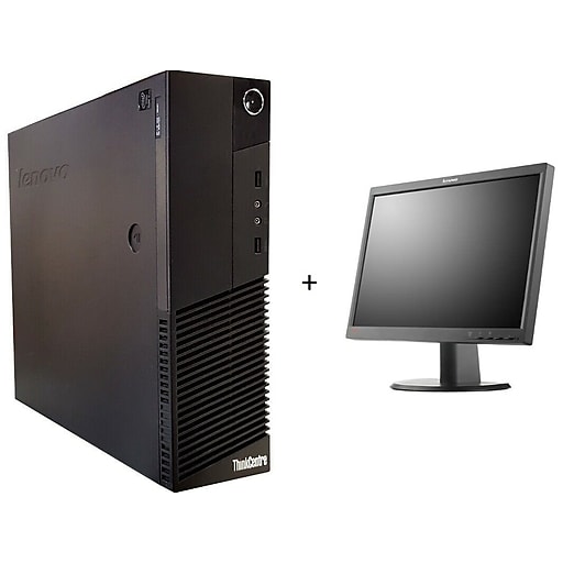 Lenovo ThinkCentre M93 Refurbished Desktop Computer with 22" Display, Intel i7, 32GB RAM, 512GB SSD