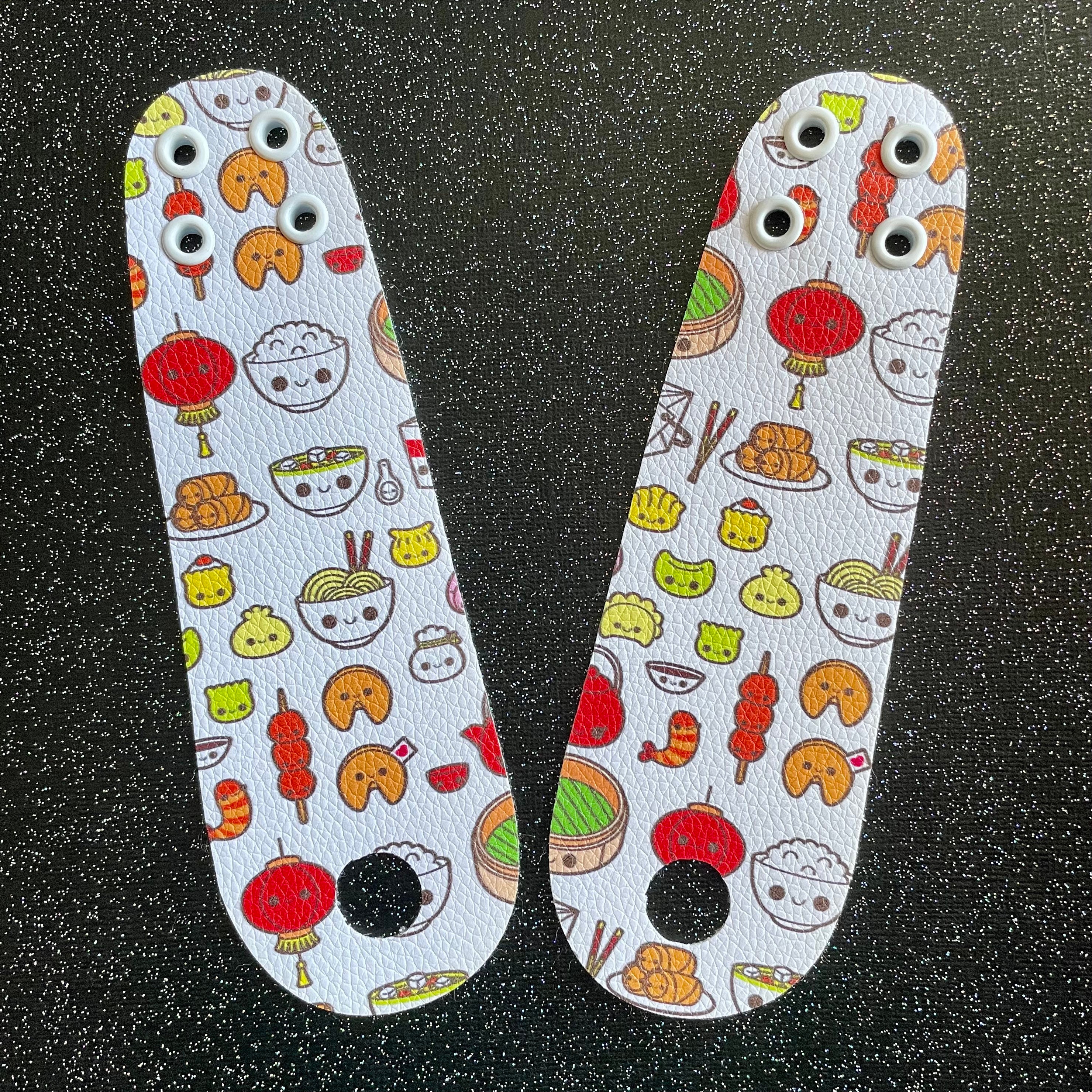Take Out Roller Skate Toe Guard Pair - Ramen Sushi Toe Strip For Skates Skate Cap