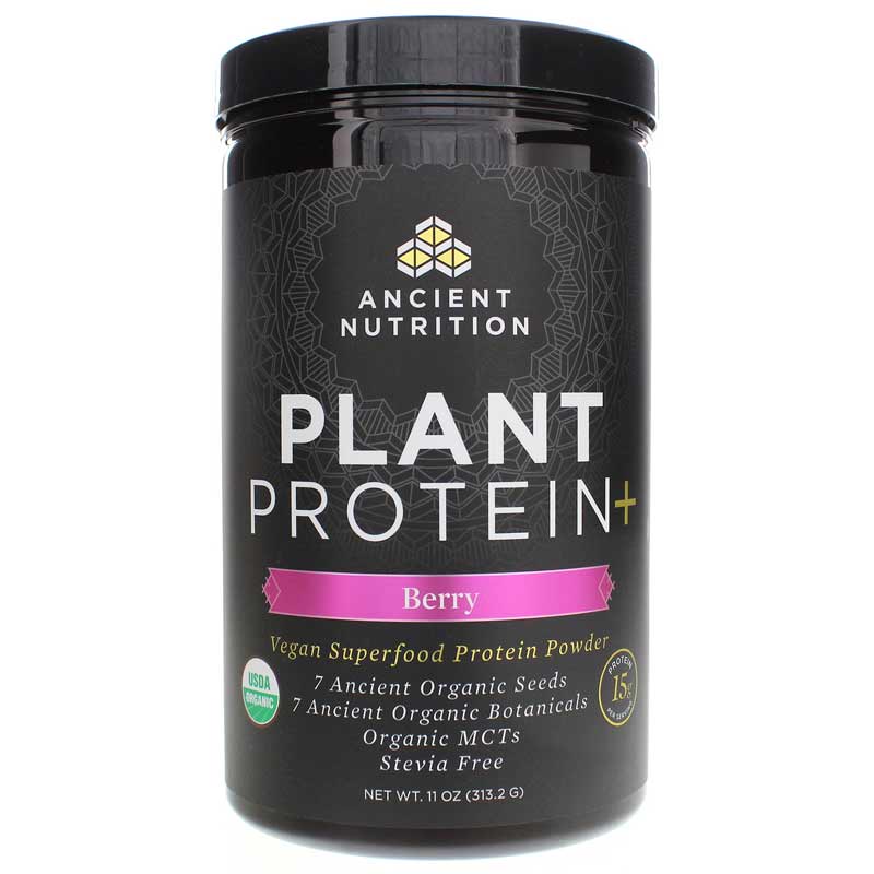 Ancient Nutrition Plant Protein+ Organic 12 Servings