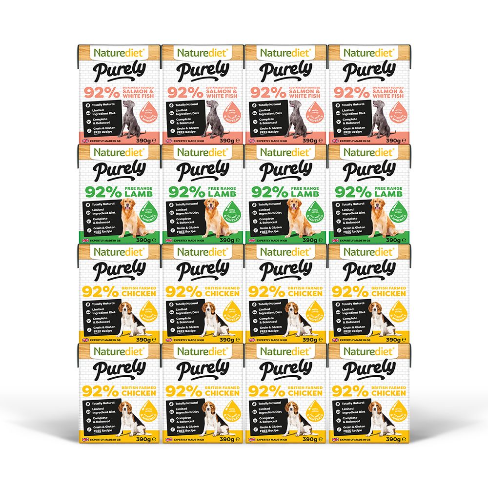 Naturediet Purely - Selection Pack - 16 x 390g