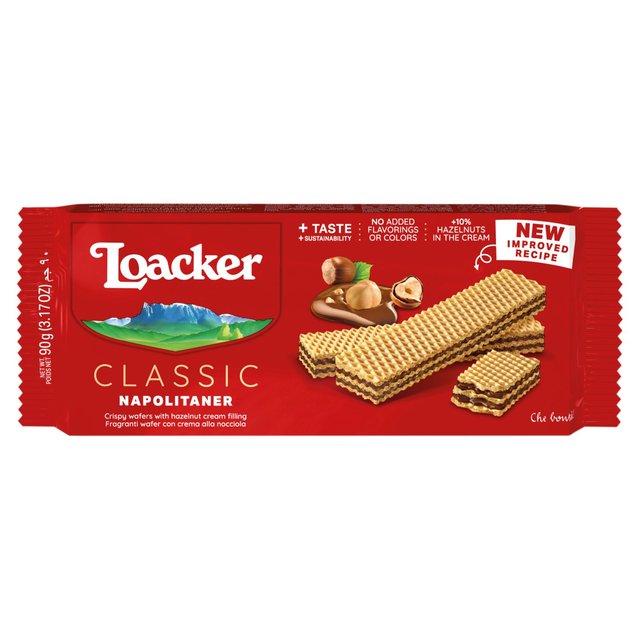 Loacker Napolitaner Hazelnut Cream Wafer