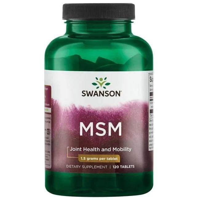 MSM Methylsulfonylmethane, 1500mg - 120 tablets