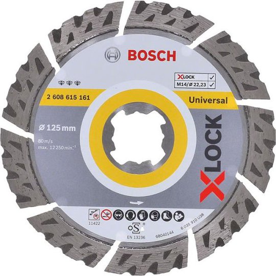 Bosch Best for Universal Timanttikatkaisulaikka X-LOCK 115 × 22,23 × 2,2 × 12 mm