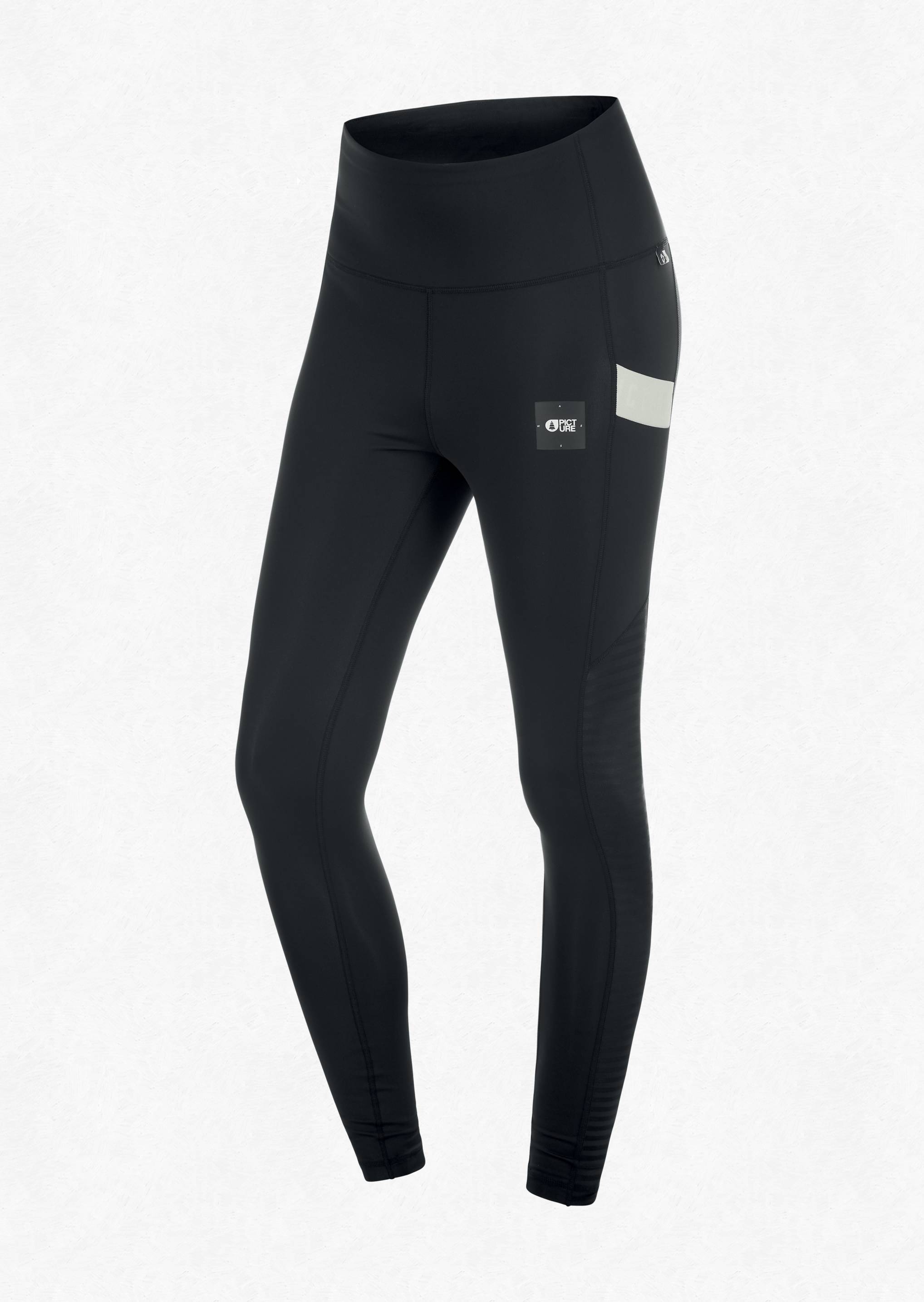 Picture Organic Women's Cintra Tech Leggings - Recycled Polyester, Black / M/L
