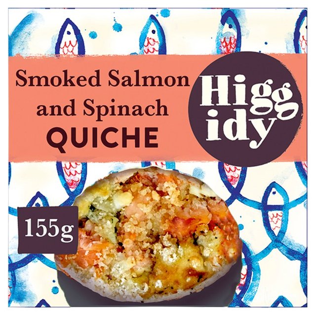 Higgidy Smoked Salmon & Spinach Quiche