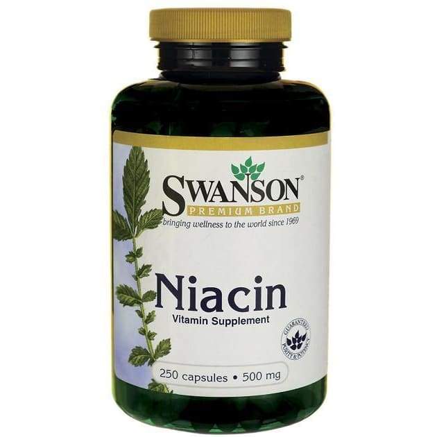 Niacin, 500mg - 250 caps