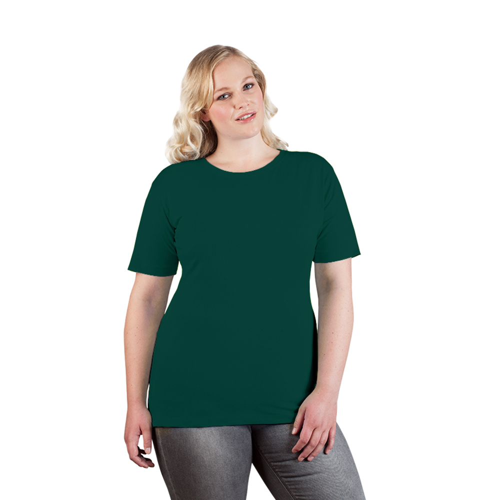 Premium T-Shirt Plus Size Damen, Waldgrün, XXL