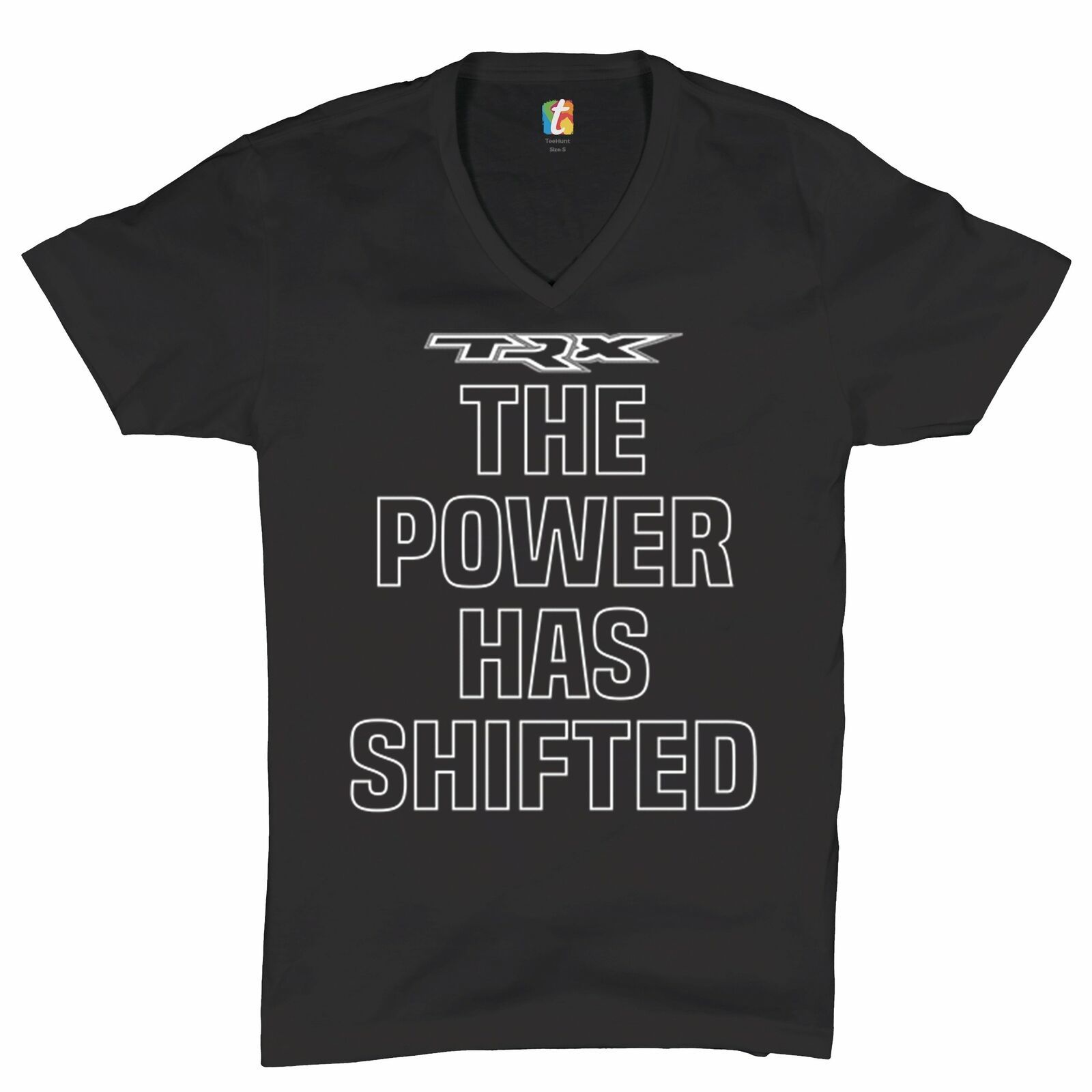 TRX The Power Has Shifted V-Neck T-shirt Off-road RAM Trucks Licensed Tee