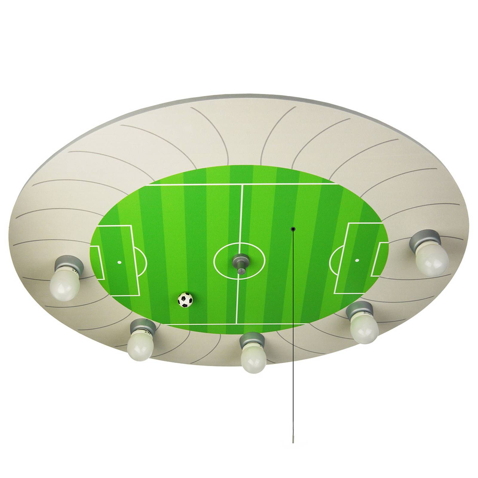 Jalkapallostadion-kattovalaisin Alexa-moduulilla