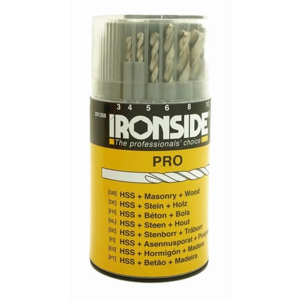Ironside 201268 Borkassett 18 stk. bor, 3–10 mm