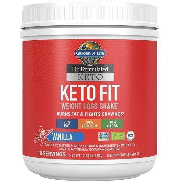 Dr. Formulated Keto Fit, Vanilla - 355 grams