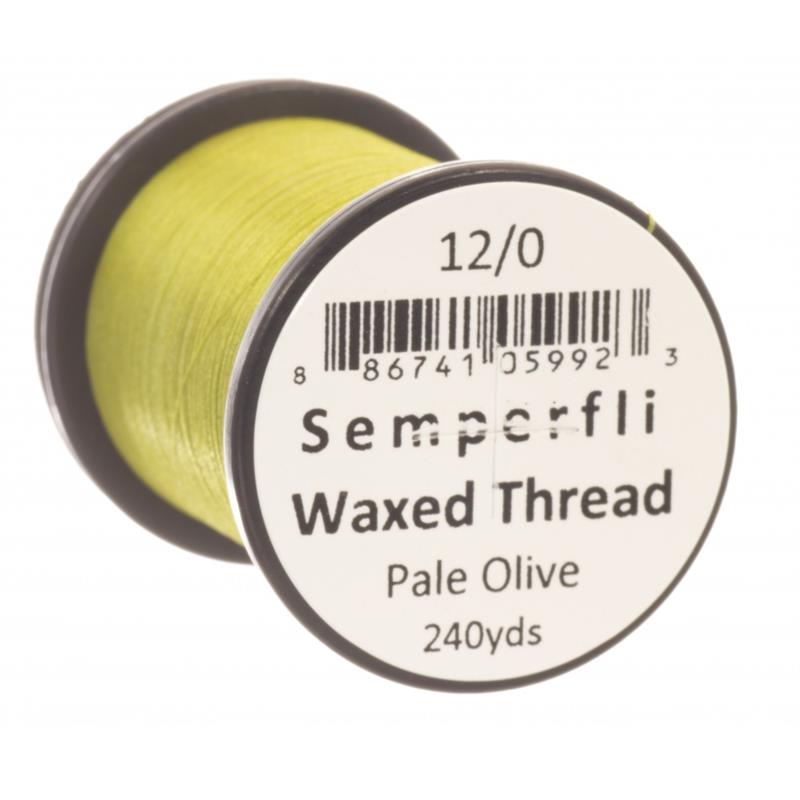 Semperfli Classic Waxed Thread Pale Olive 12/0