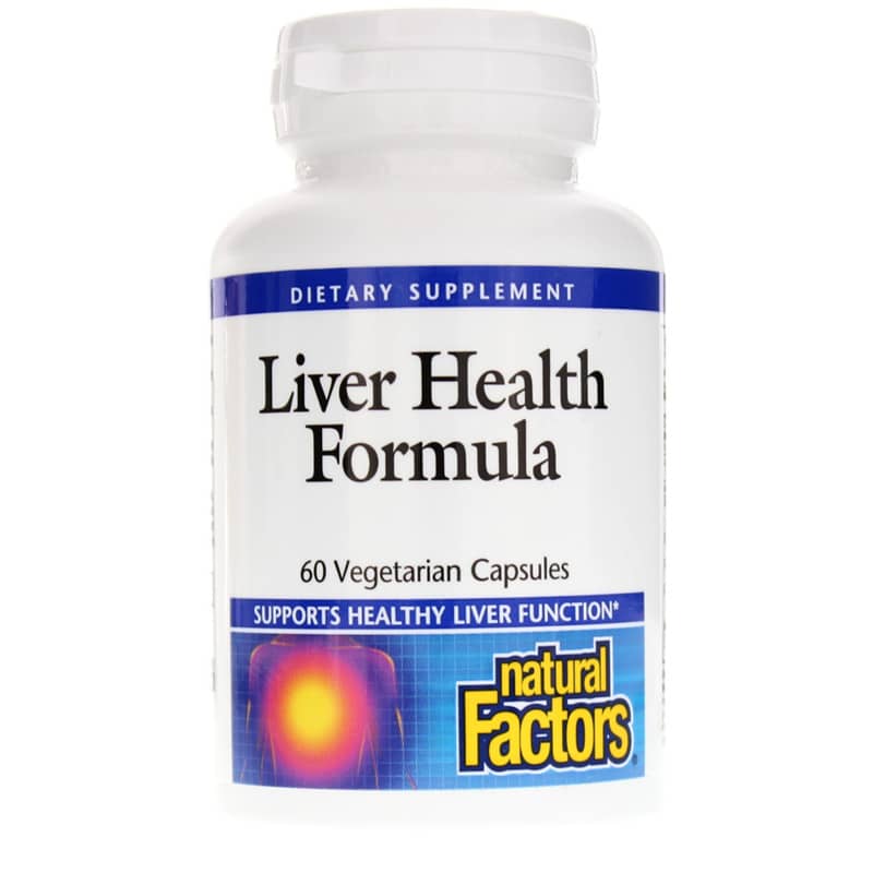 Natural Factors Liver Health Formula 60 Veg Capsules