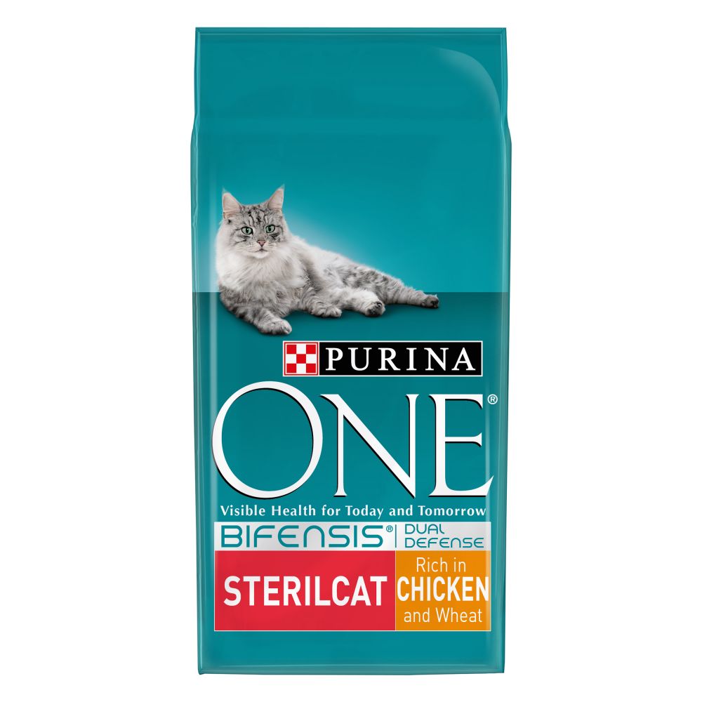 Purina ONE Sterilcat Chicken Dry Cat Food - Economy Pack: 2 x 6kg