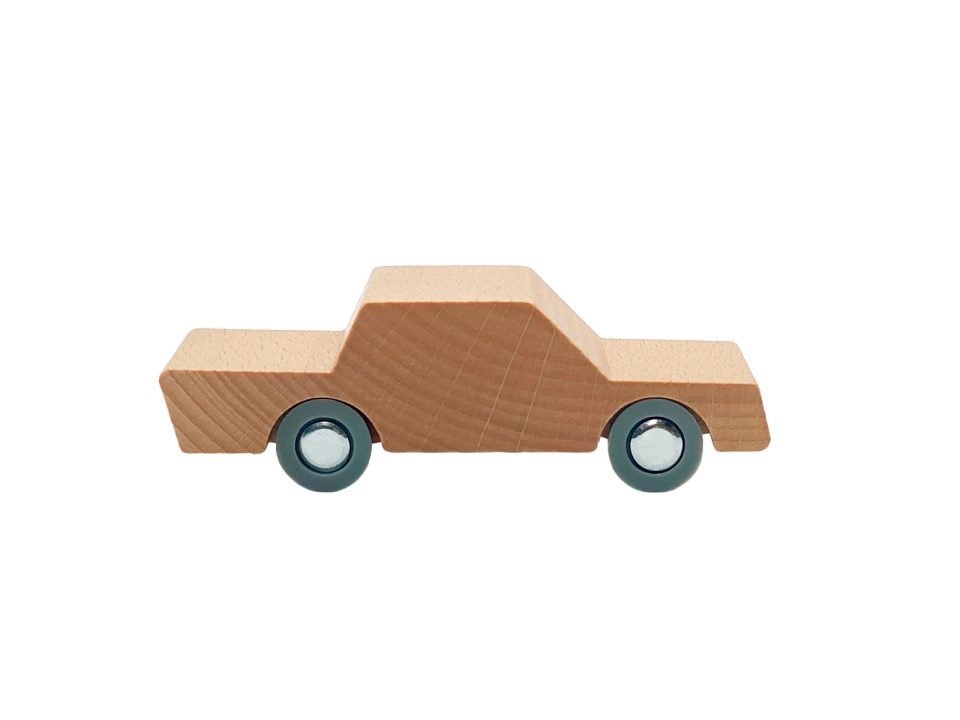 Waytoplay - Back and Forth Wooden Car - Natural