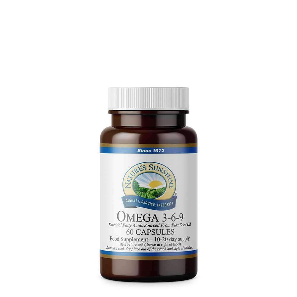 Omega 3-6-9 - Flax Seed Oil (60 Softgel Capsules)