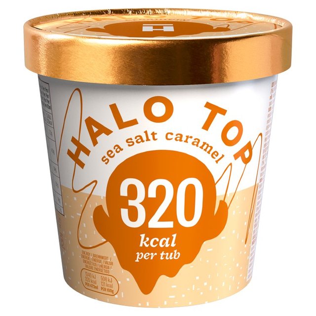 Halo Top Sea Salt Caramel Low Calorie Ice Cream