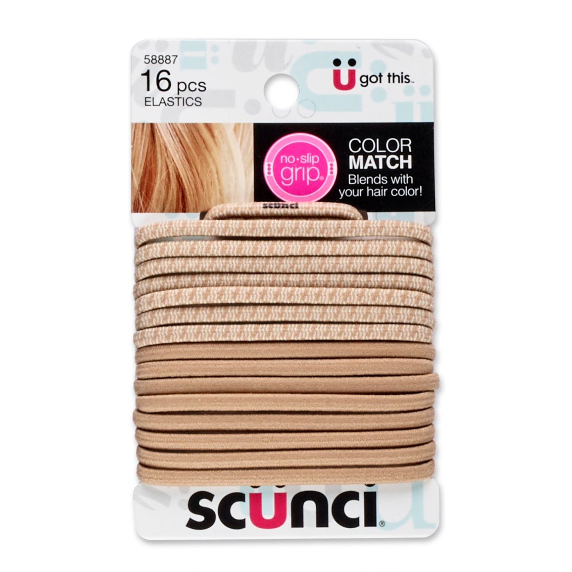 Scunci Beautiful Blends Ponytail Holders - 16 ct