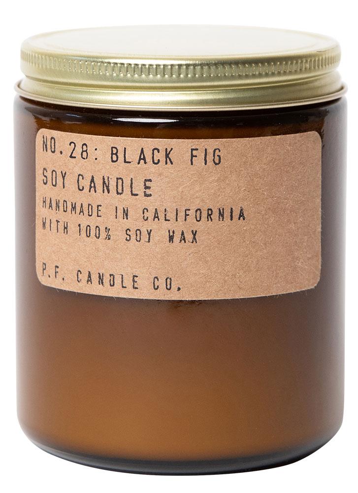 P.F. Candle Co. No. 28 Black Fig Standard Soy Jar Candle