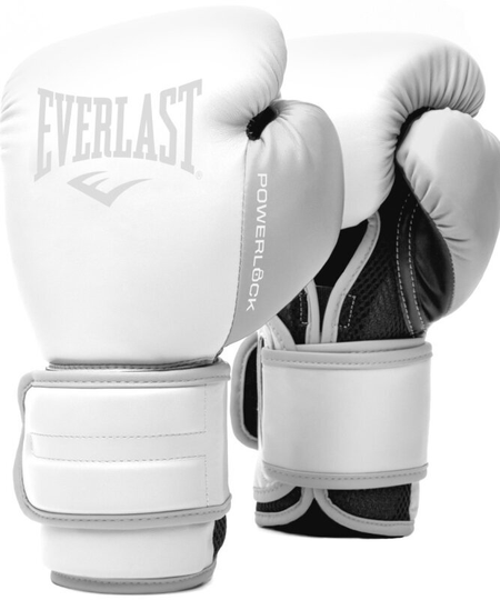 Everlast Powerlock Pro Hook and Loop Training Gloves Black 14 oz