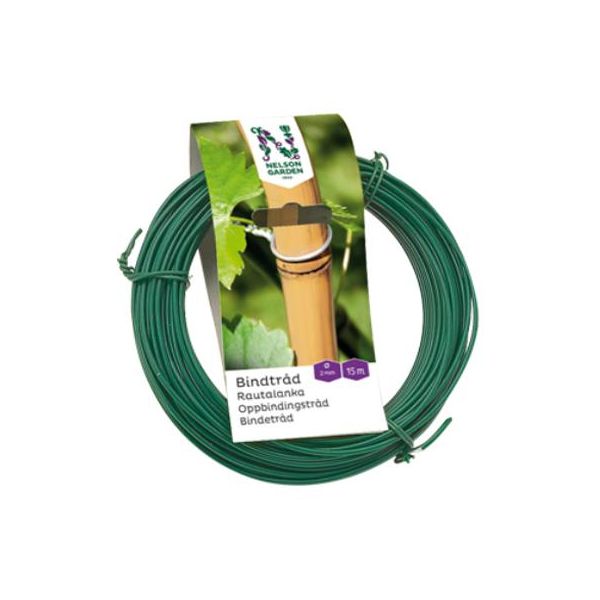 Nelson Garden 6037 Bindetråd grønn Ø 2 mm, 15 m