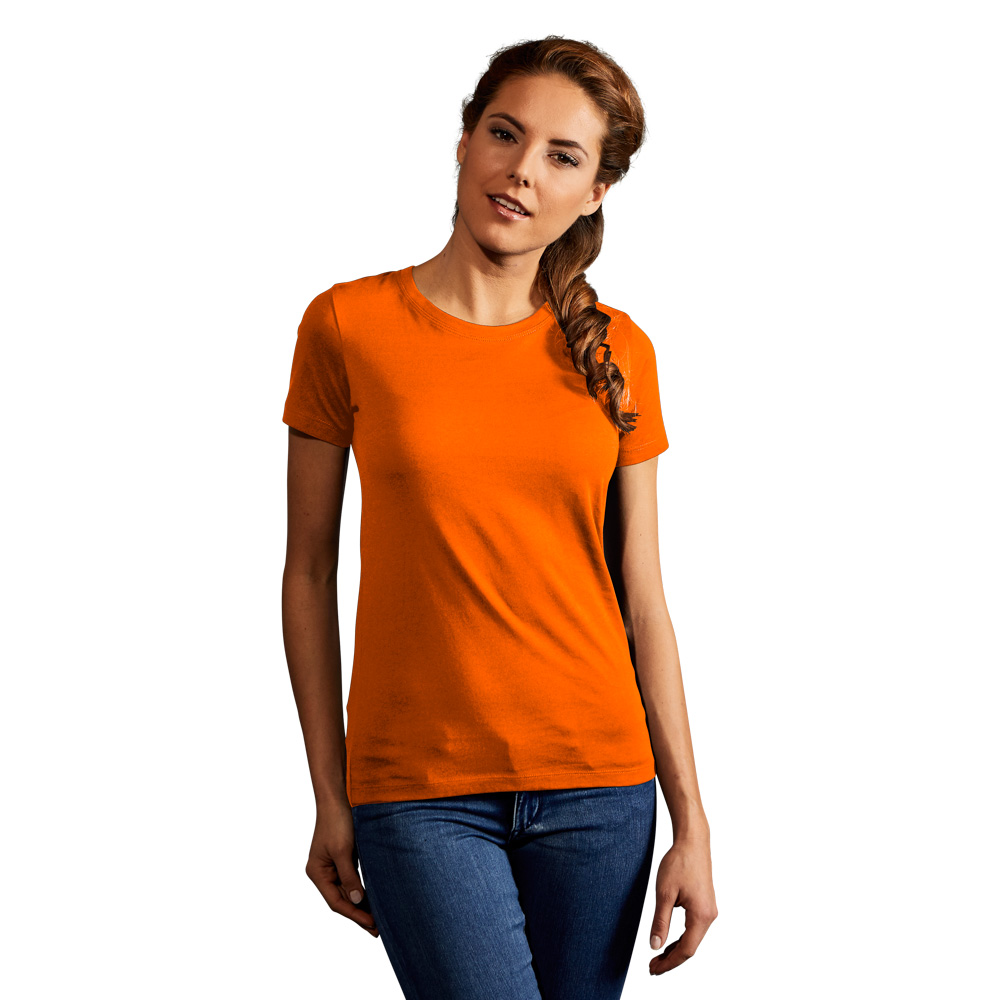 Premium T-Shirt Damen, Orange, XL