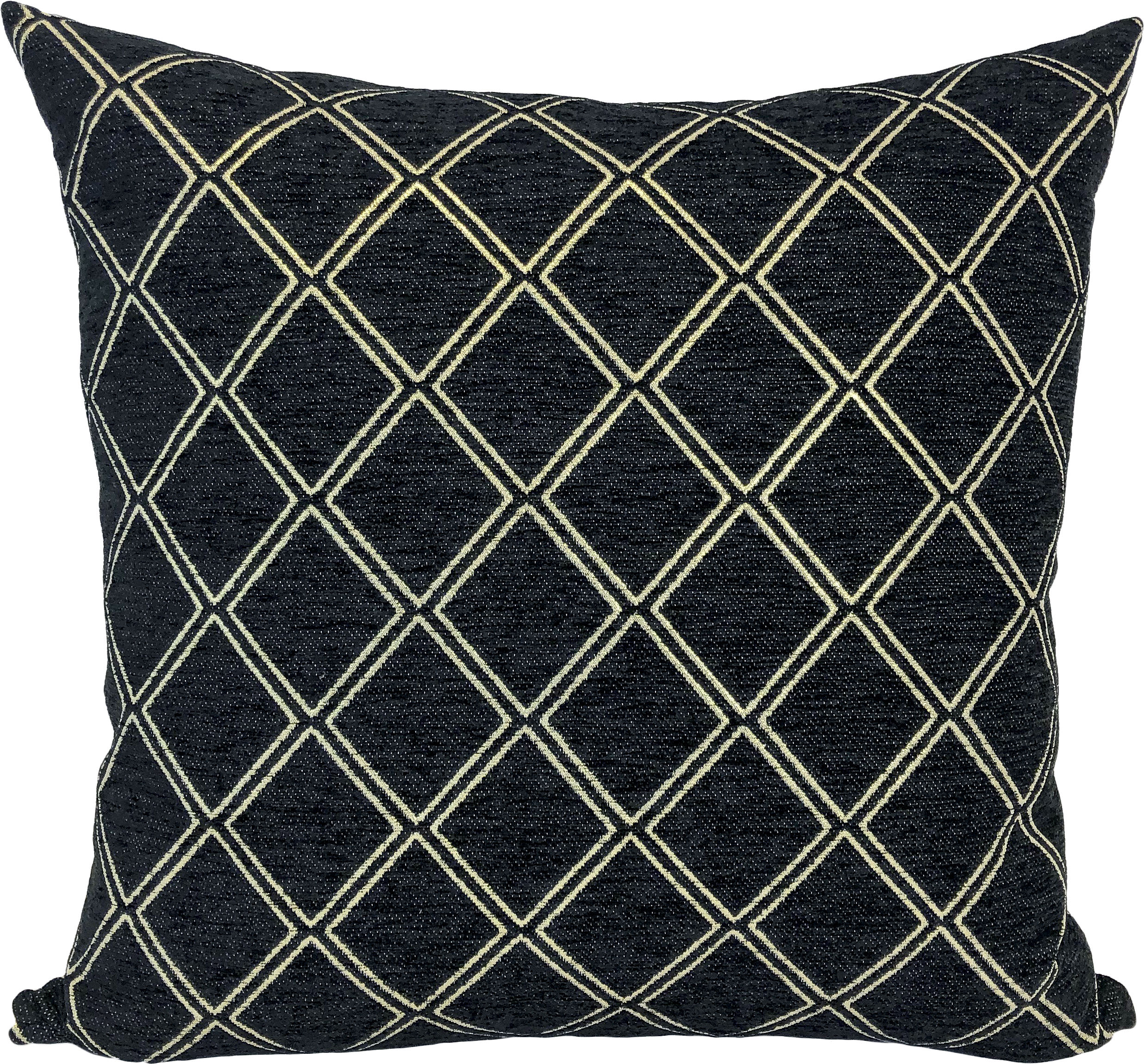 Westex 20-in x 20-in Black Cotton/Polyester Blend Indoor Decorative Pillow | 651461