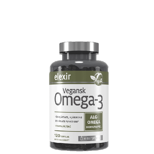 Vegansk Omega-3, 120 kapslar